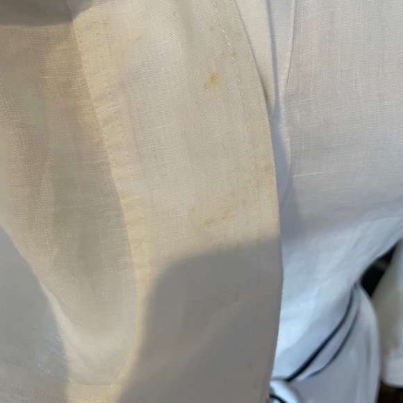 Lauren by Ralph Lauren White Linen Midi Dress - Picture 7 of 11